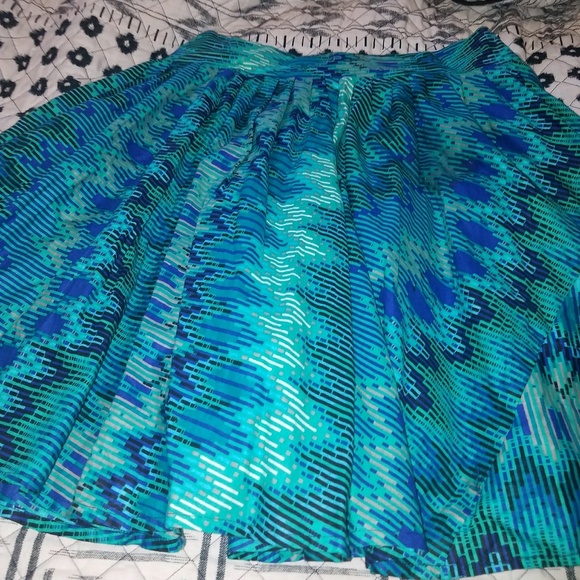 *Sold on Mercari* Ankara skater skirt - Picture 4 of 4
